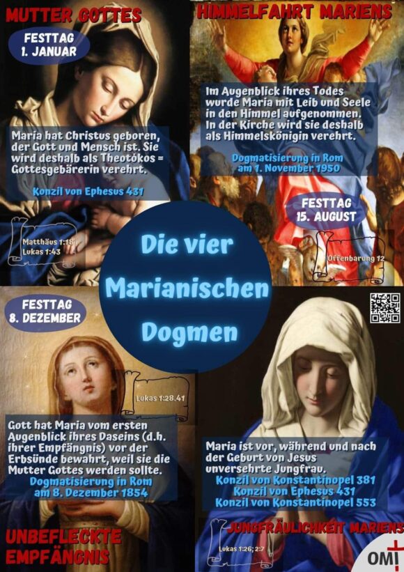 Die vier marianischen Dogmen